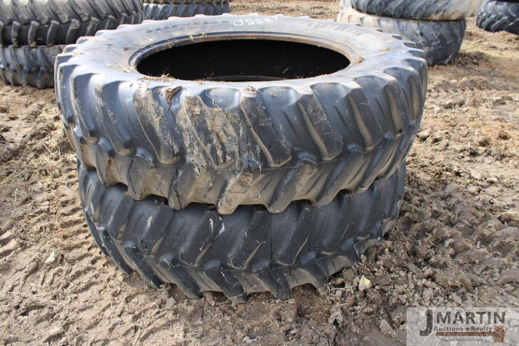 2- Firestone 520/85R46 tires