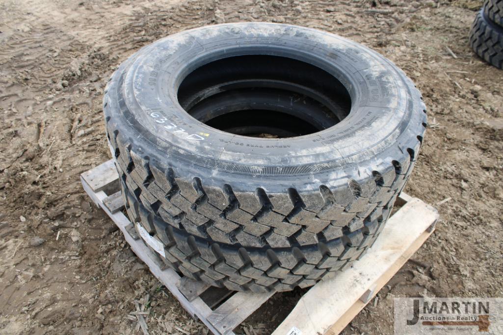 2- Aeolus 11R24.5 tires - recaps