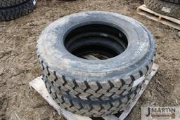 2- Aeolus 11R24.5 tires - recaps