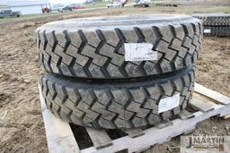 2- Aeolus 11R24.5 tires - recaps