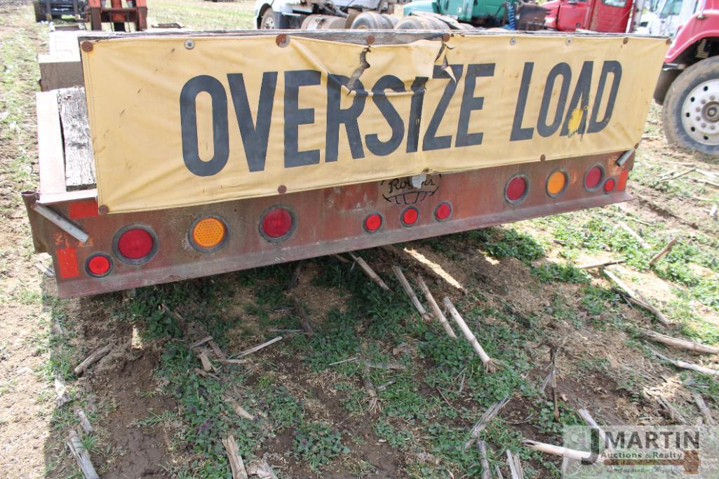 1990 Rogers 35 ton 35' lowboy