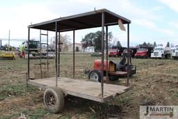 10'x55" Trailer w/ rack