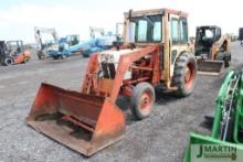 David Brown 885 tractor loader backhoe