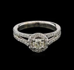 0.95 ctw Diamond Ring - 14KT White Gold