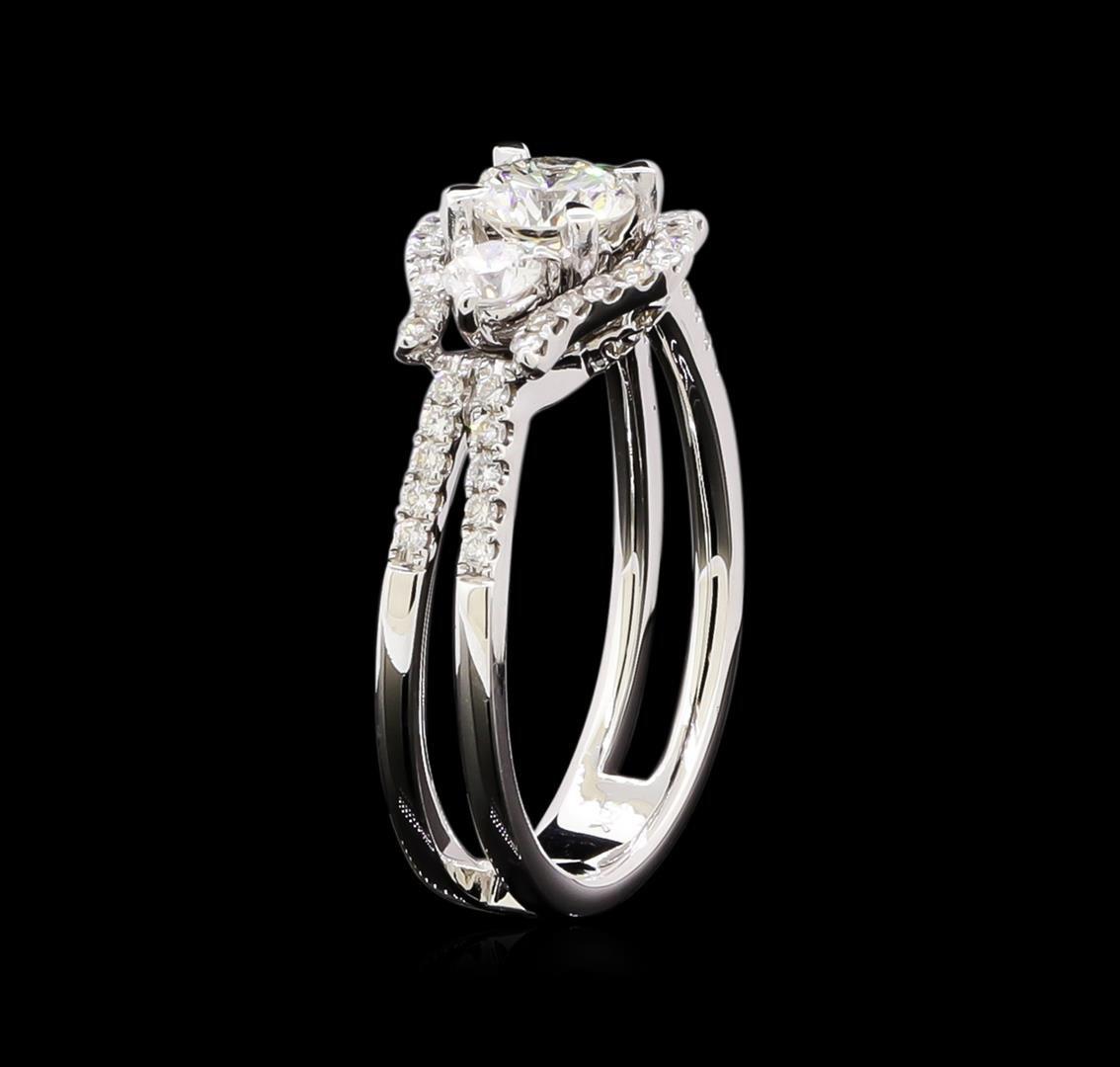 1.22 ctw Diamond Ring - 18KT White Gold