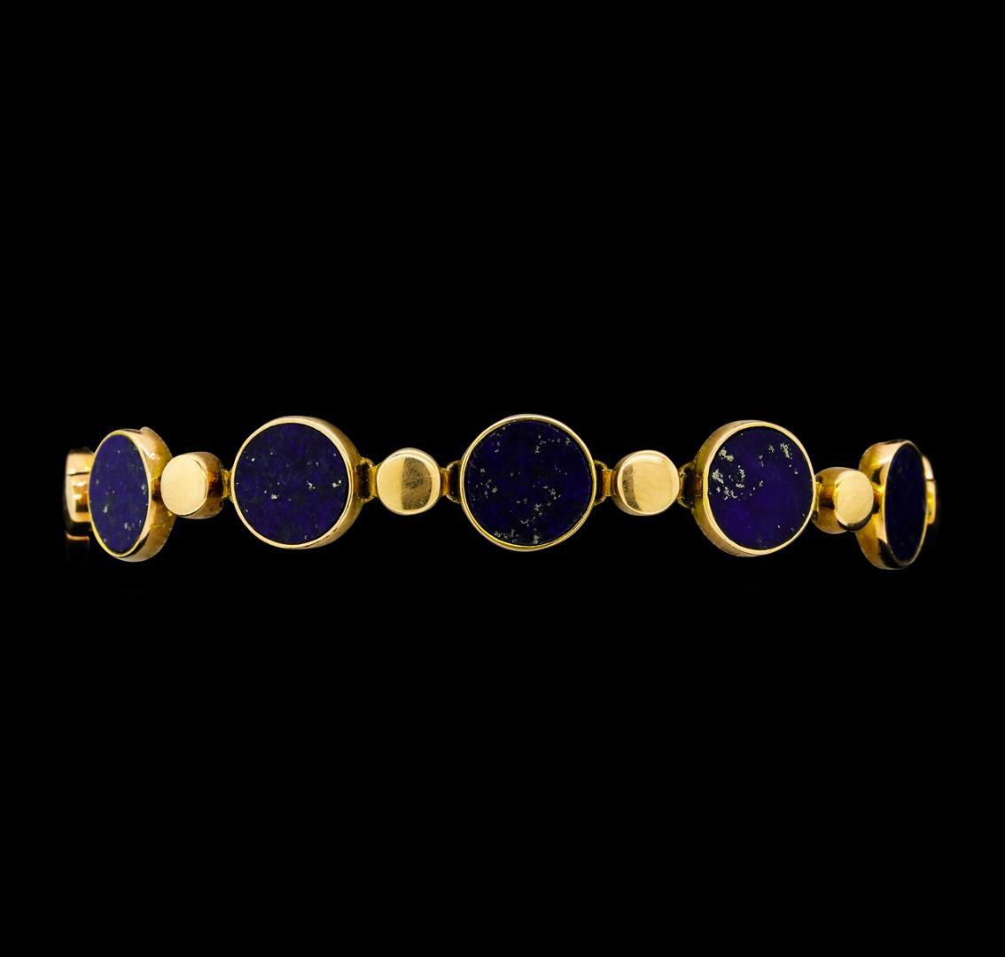 Lapis Lazuli Bracelet - 14KT Rose Gold