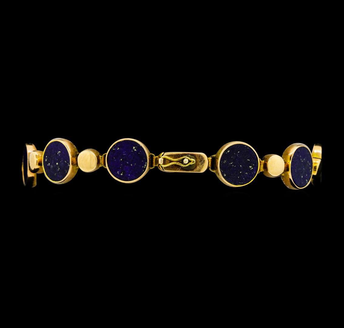 Lapis Lazuli Bracelet - 14KT Rose Gold