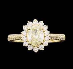 1.20 ctw Diamond Ring - 14KT Yellow Gold