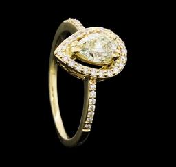 1.03 ctw Diamond Ring - 14KT Yellow Gold