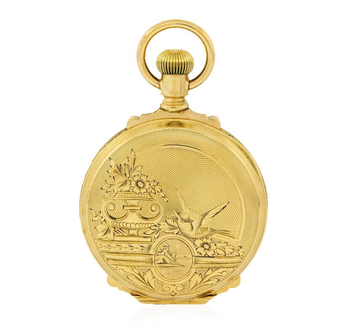 Vintage Waltham Pocket Watch - 14KT Yellow Gold