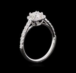 1.02 ctw Diamond Ring - 14KT White Gold