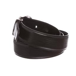 Louis Vuitton Black Epi Leather Classique Belt