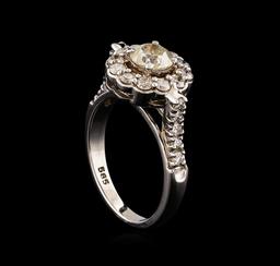 14KT White Gold 1.63 ctw Diamond Ring