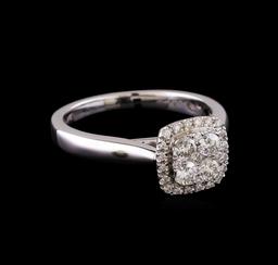 0.53 ctw Diamond Ring - 14KT White Gold