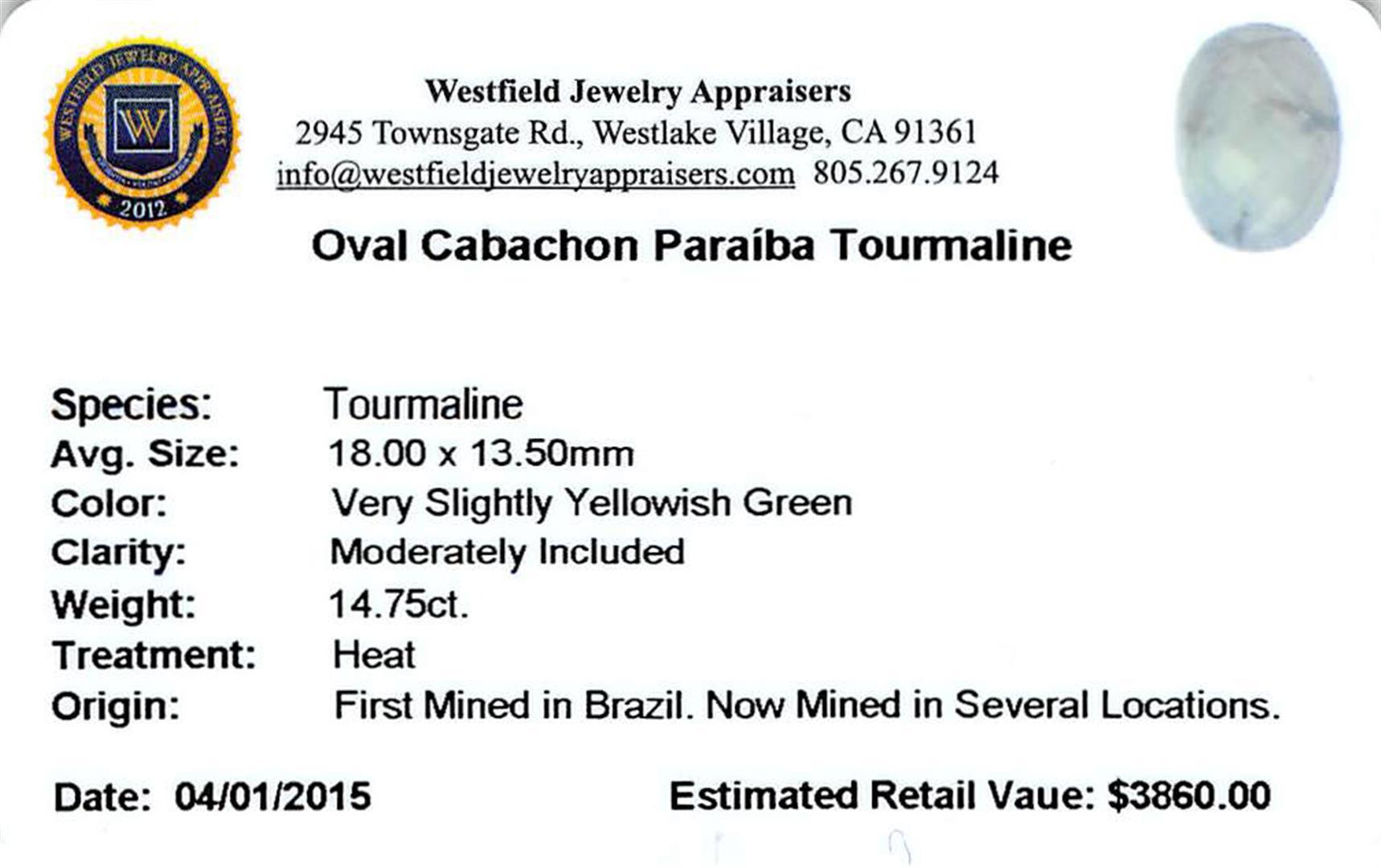 14.75 ctw Cabochon Paraiba Tourmaline Parcel