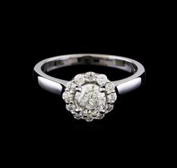 0.99 ctw Diamond Ring - 14KT White Gold