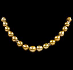 Pearl and Diamond Necklace