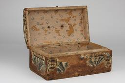 Antique Wallpaper Box Circa 1800s