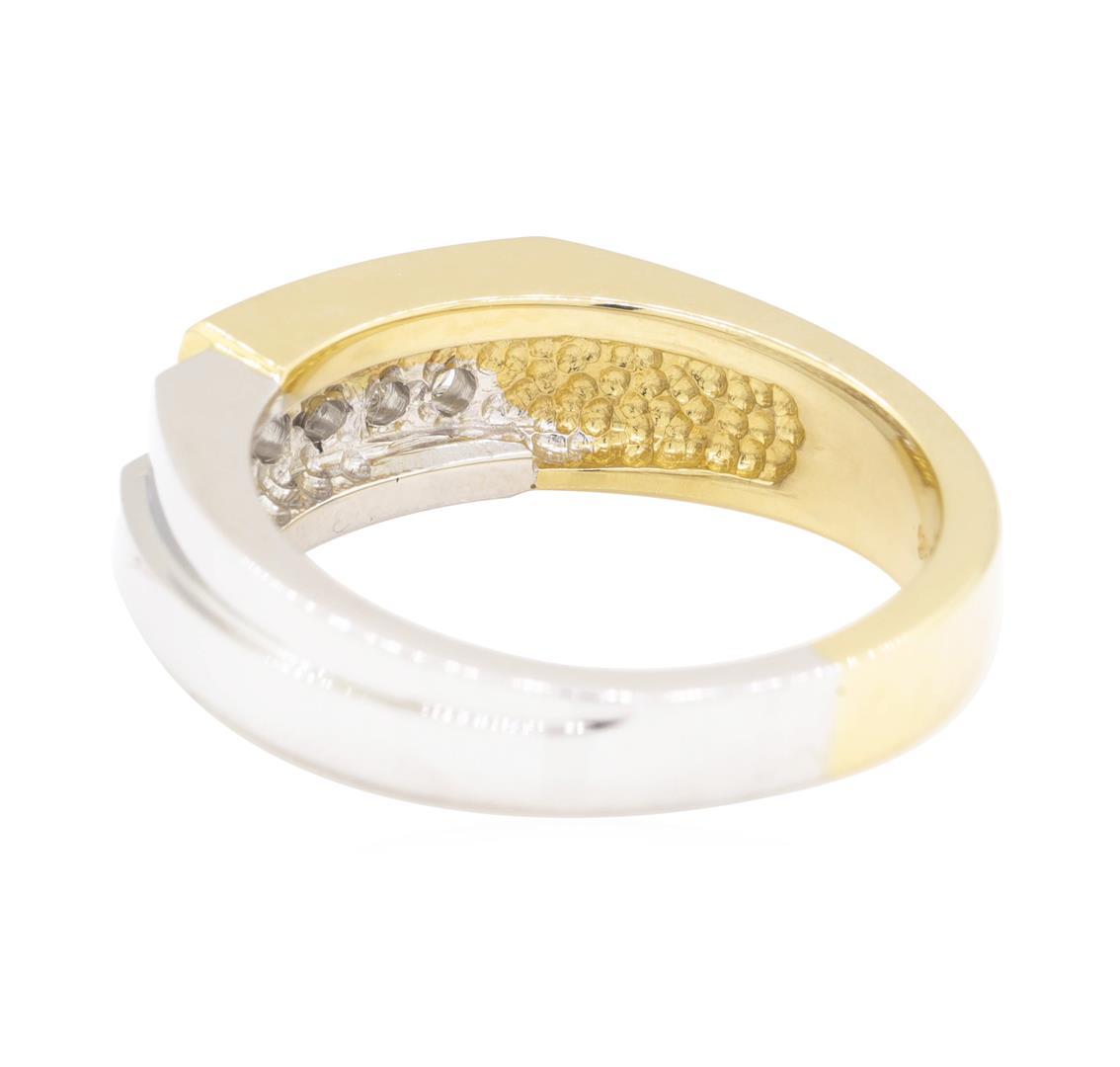 0.30 ctw Diamond Ring - 14KT Yellow and White Gold