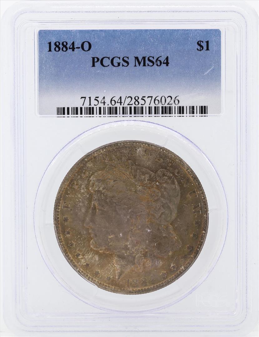 1884-O $1 Morgan Silver Dollar Coin PCGS MS64