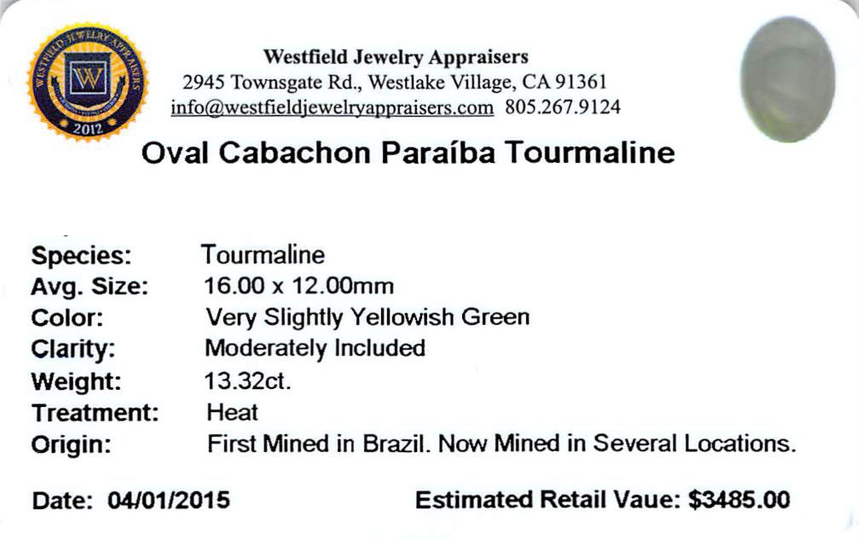 13.32 ctw Cabochon Paraiba Tourmaline Parcel