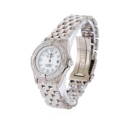 Breitling 18KT White Gold Diamond Callistino Watch