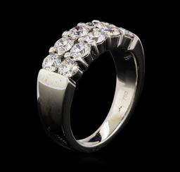 Hearts on Fire 1.52 ctw Diamond Ring - 18KT White Gold