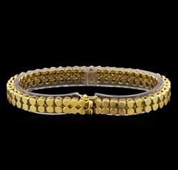 14KT Yellow Gold 1.04 ctw Diamond Bracelet
