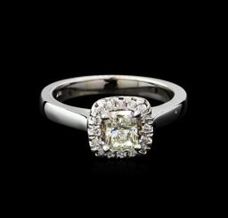 0.72 ctw Diamond Ring - 14KT White Gold