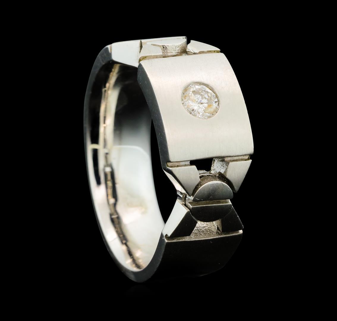 0.26 ctw Diamond Band - 18KT White Gold