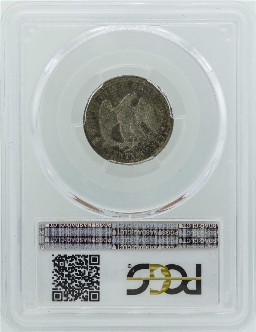 1875-S Seated Liberty Twenty Cent Piece Coin PCGS XF45