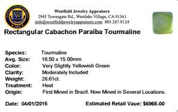 26.61 ctw Cabochon Paraiba Tourmaline Parcel