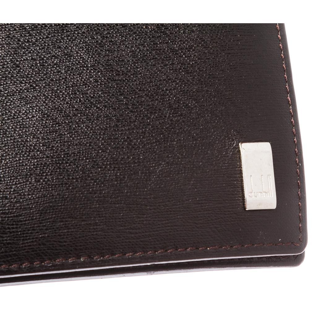 Dunhill Black Leather Bi Fold Wallet