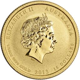 2013 $15 Australia War in the Pacific 1/10 oz Gold Coin