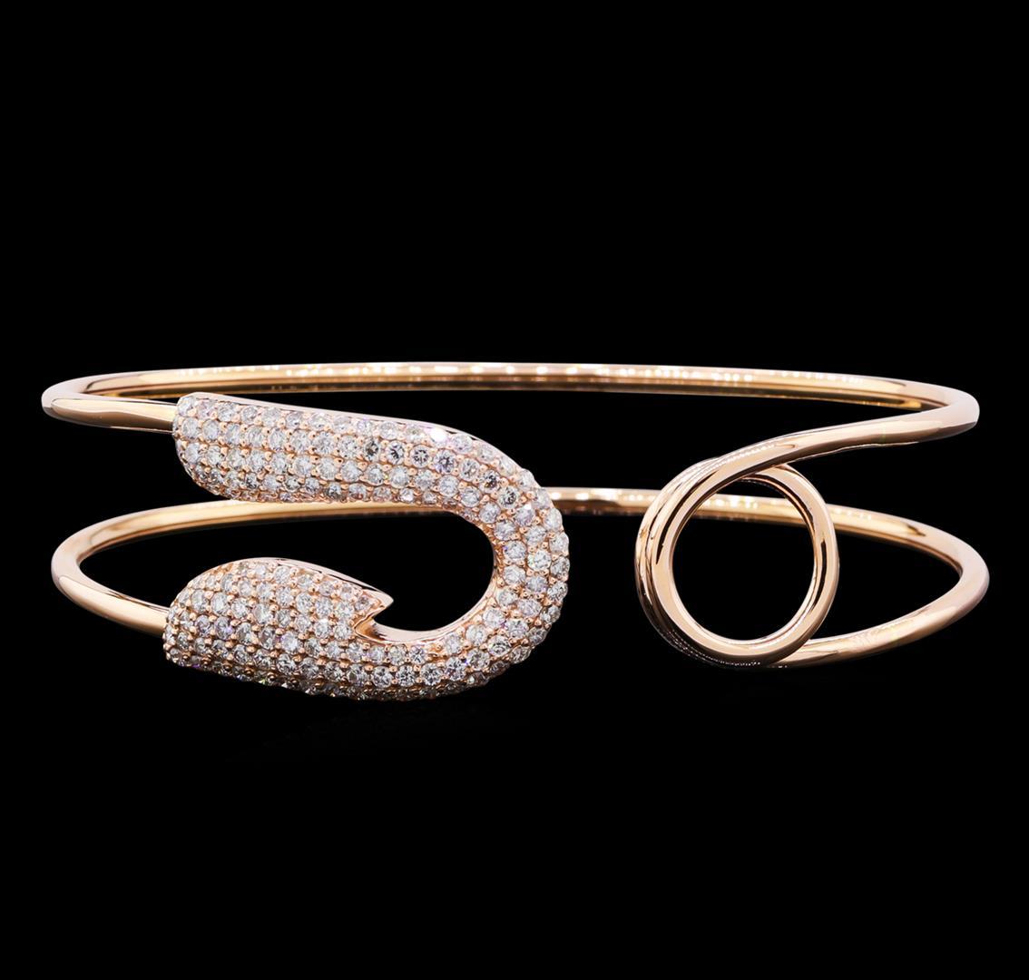 1.98 ctw Diamond Bracelet - 14KT Rose Gold