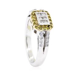 0.6 ctw Diamond Ring - 14KT White Gold