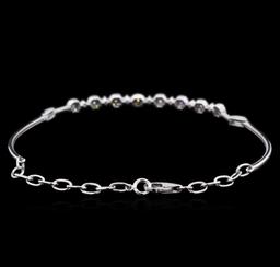 0.51 ctw Diamond Bracelet - 14KT White Gold