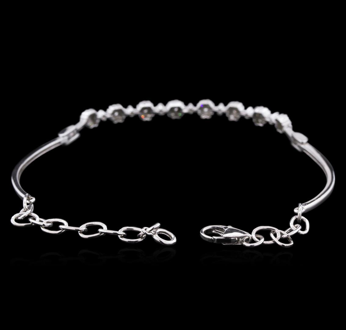 0.51 ctw Diamond Bracelet - 14KT White Gold