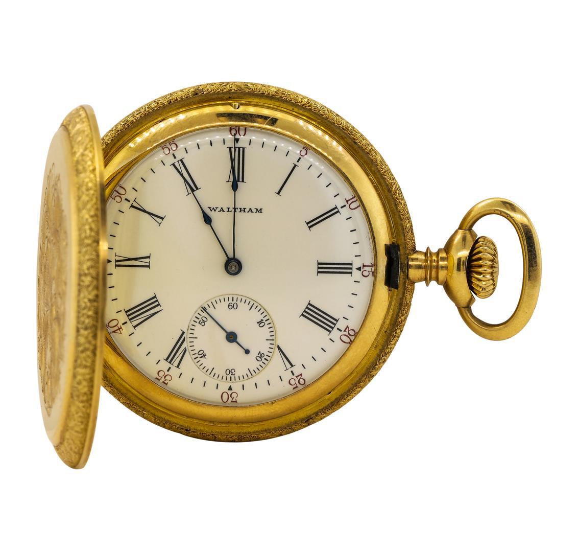 Vintage Waltham Pocket Watch - 14KT Yellow Gold