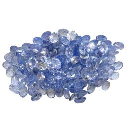 24.8 ctw Oval Mixed Tanzanite Parcel