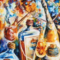Bottle Jazz IV by Afremov, Leonid