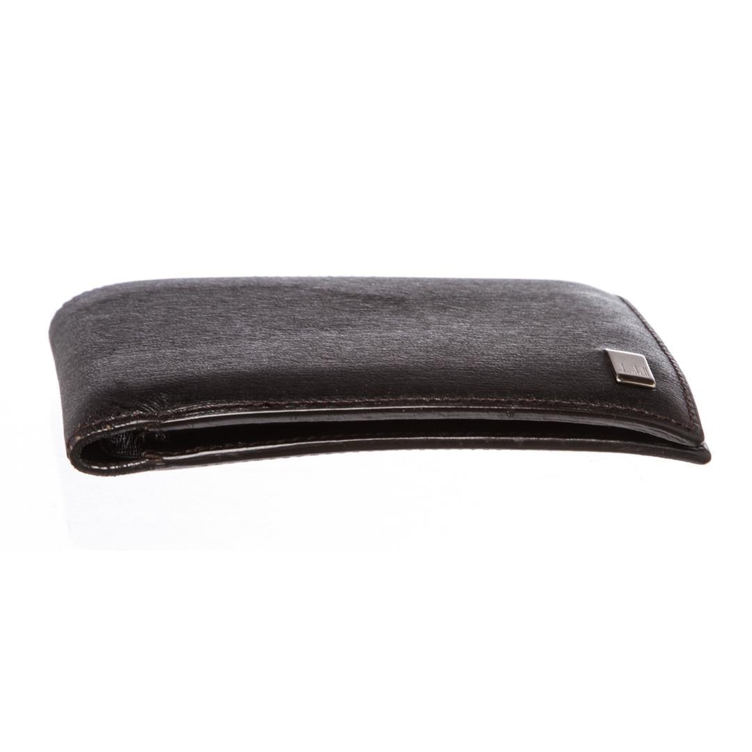 Dunhill Black Leather Bi Fold Wallet