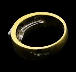 0.07 ctw Diamond Ring - 18KT Yellow and White Gold