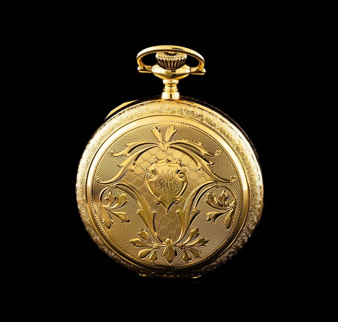 Elgin 14KT Yellow Gold Full Hunter Antique Pocketwatch