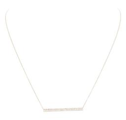 0.3 ctw Diamond Necklace - 14KT White Gold