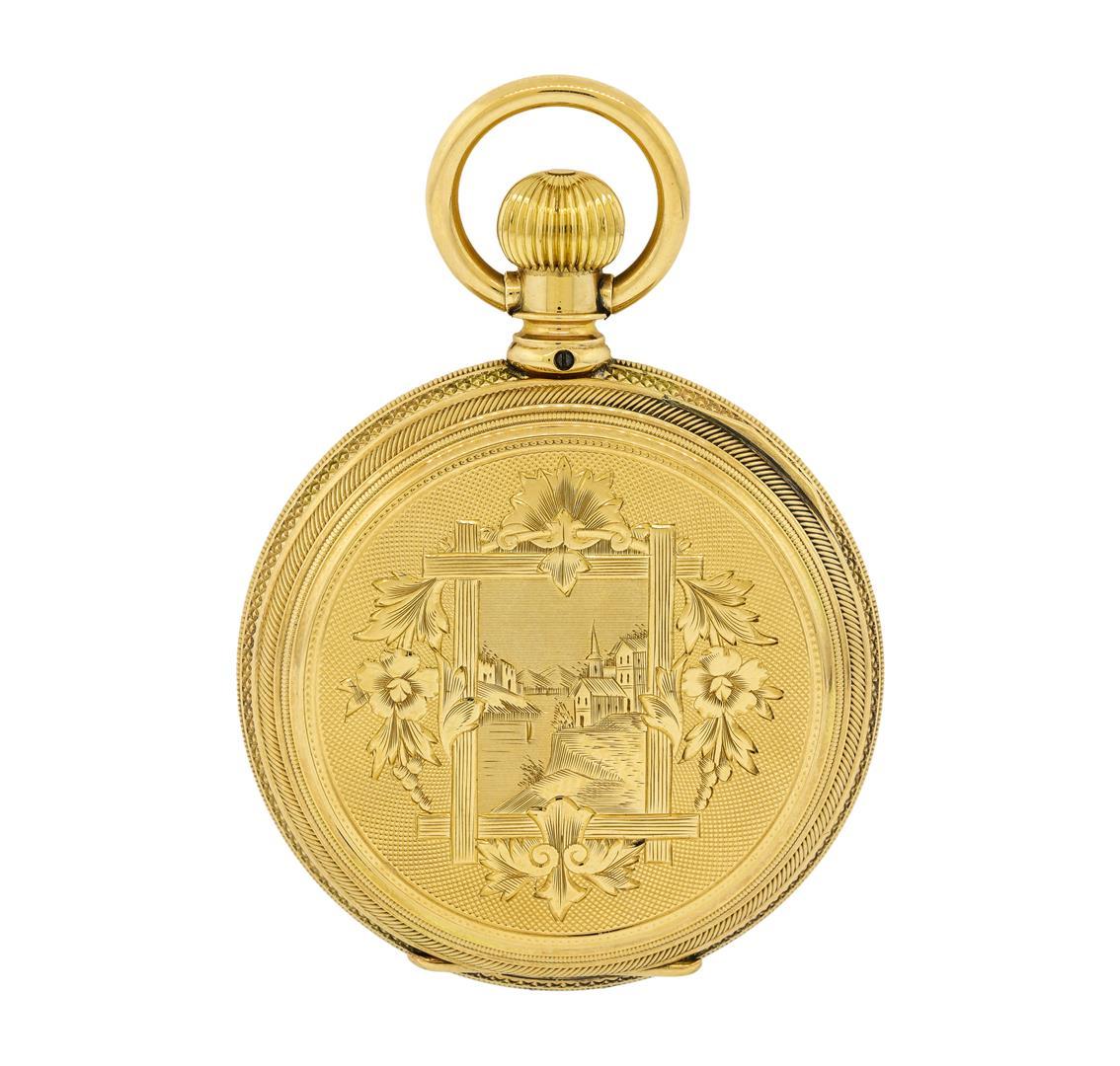 Vintage Elgin Pocket Watch - 14KT Yellow Gold