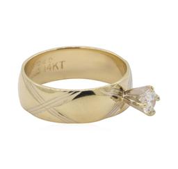 0.35 ctw Diamond Ring - 14KT Yellow Gold