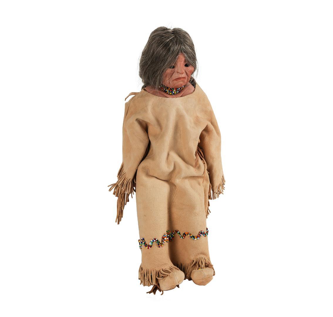 J. Turner - Set of Two Elderly Native American Dolls