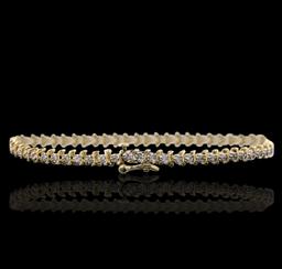 14KT Yellow Gold 1.10 ctw Diamond Bracelet