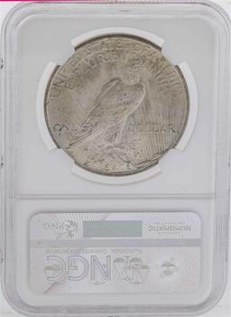 1922 $1 Peace Silver Dollar Coin NGC MS65